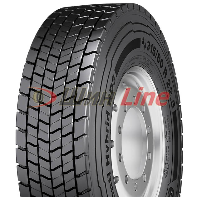 315/70R22.5 154/150L (152/148M) Conti Hybrid HD3 EU LRJ 18PR M+S